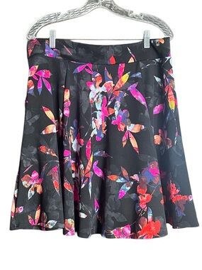 torrid Mini Scuba Skater Skirt with Multicolor Floral Print